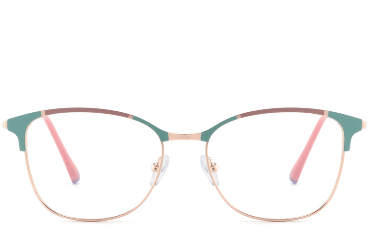 Butterfly Green Metal Glasses #BS2425-0542