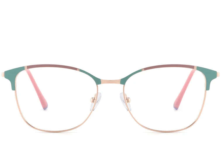 Gafas de metal verde mariposa #BS2425-0542