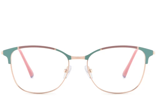 Butterfly Green Metal Glasses #BS2425-0542