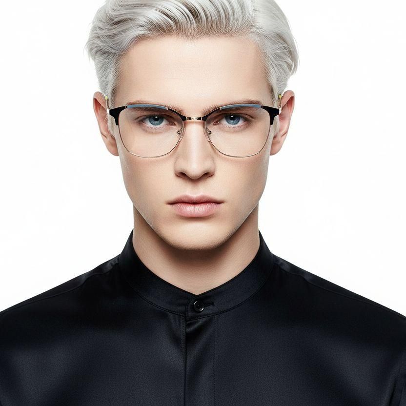 Butterfly Black Metal Glasses #BS2425-0544