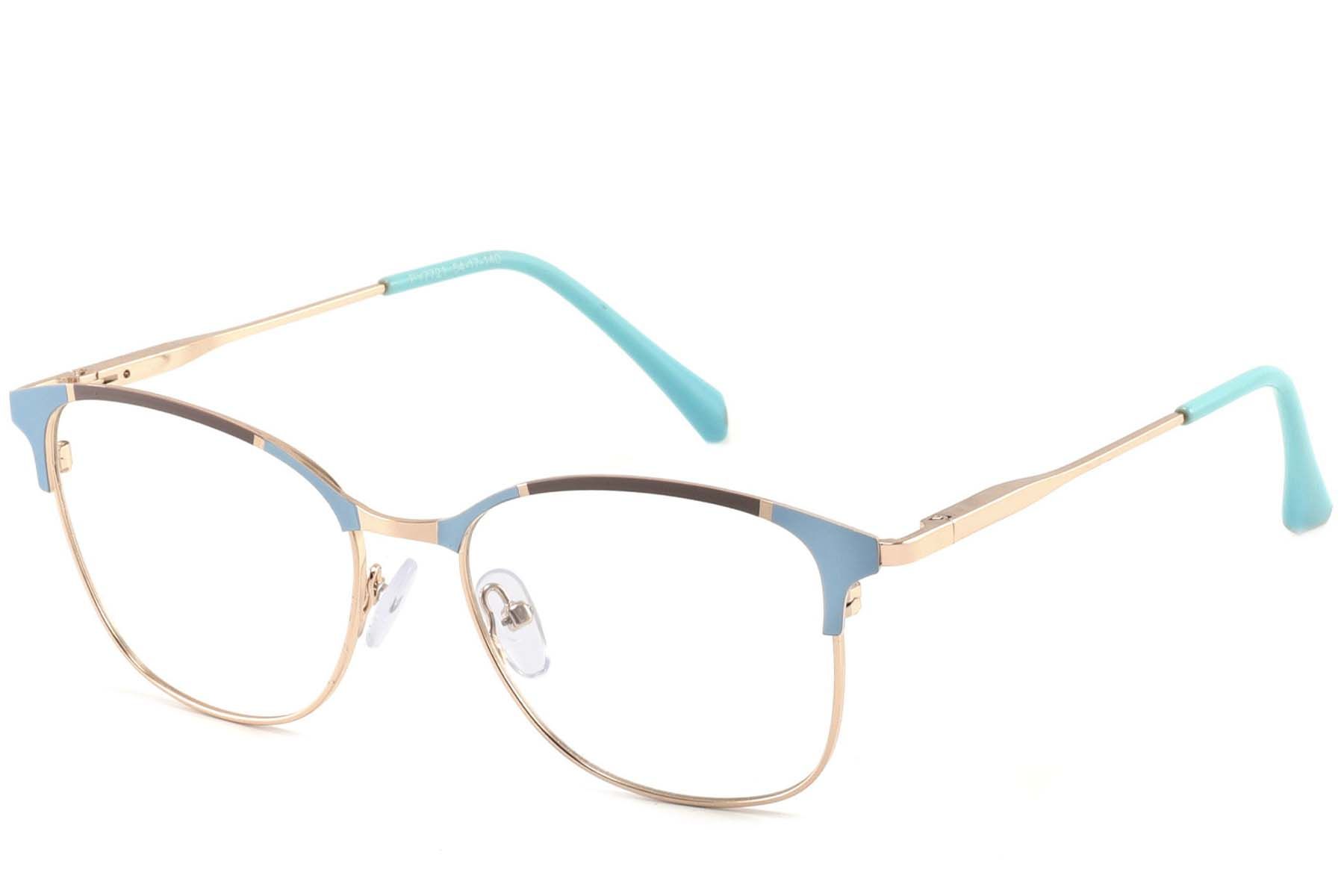 Butterfly Blue Metal Glasses #BS2425-0545