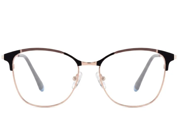 Butterfly Brown Metal Glasses #BS2425-0546