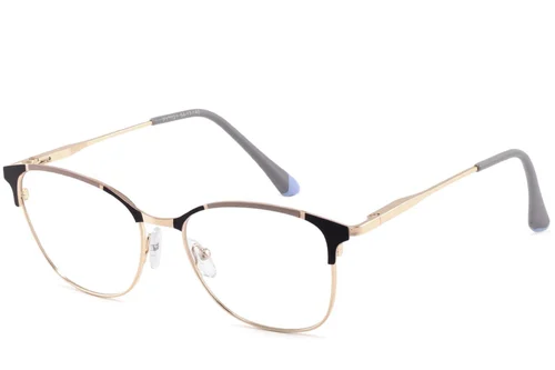 Lunettes papillon en métal marron #BS2425-0546