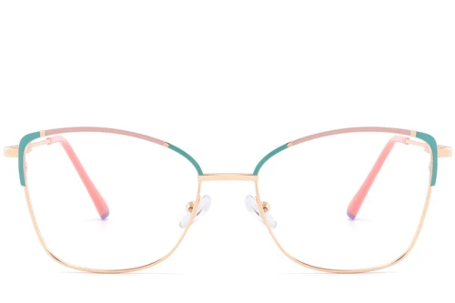 Butterfly Green Metal Glasses #BS2425-0547