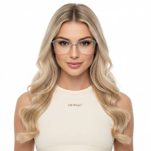 Butterfly Green Metal Glasses #BS2425-0547