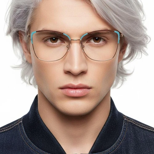 Butterfly Blue Metal Glasses #BS2425-0550