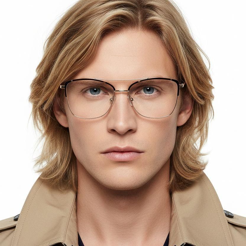 Butterfly Brown Metal Glasses #BS2425-0551