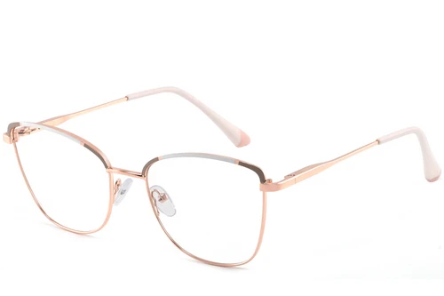 Butterfly Gray Metal Glasses #BS2425-0553
