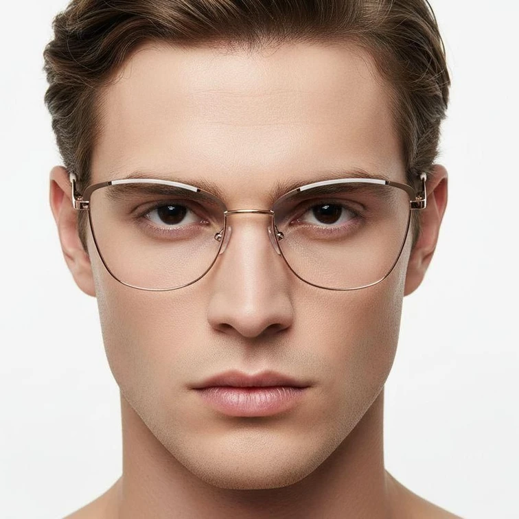Butterfly Gray Metal Glasses #BS2425-0553