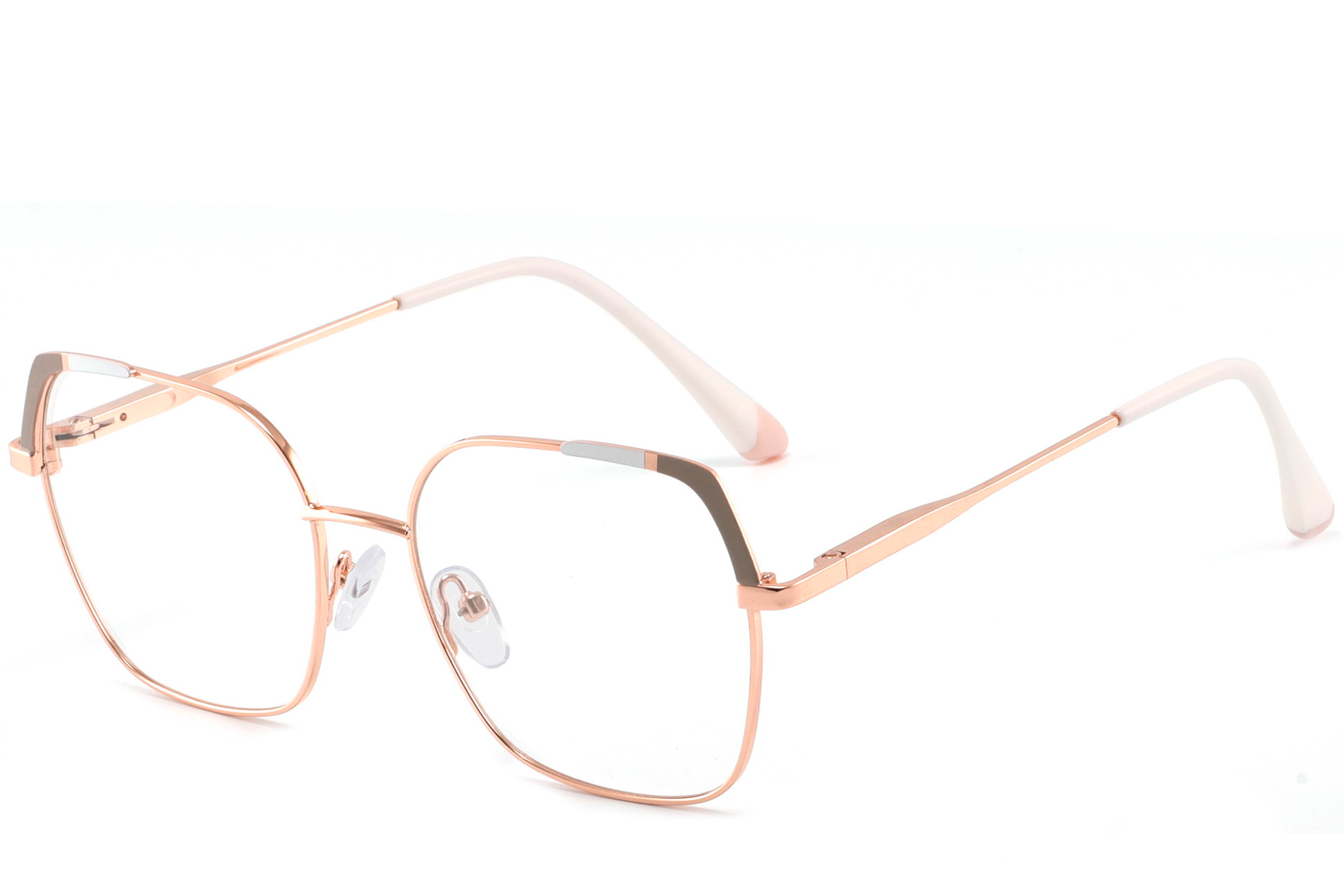 Gafas de metal gris mariposa #BS2425-0563