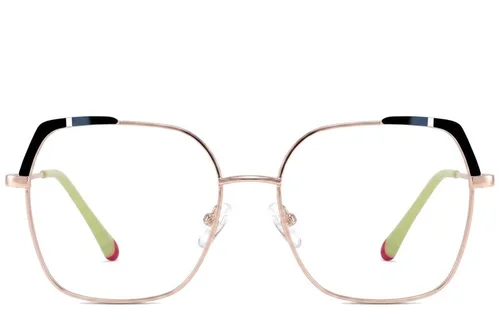 Lunettes papillon en métal noir #BS2425-0564