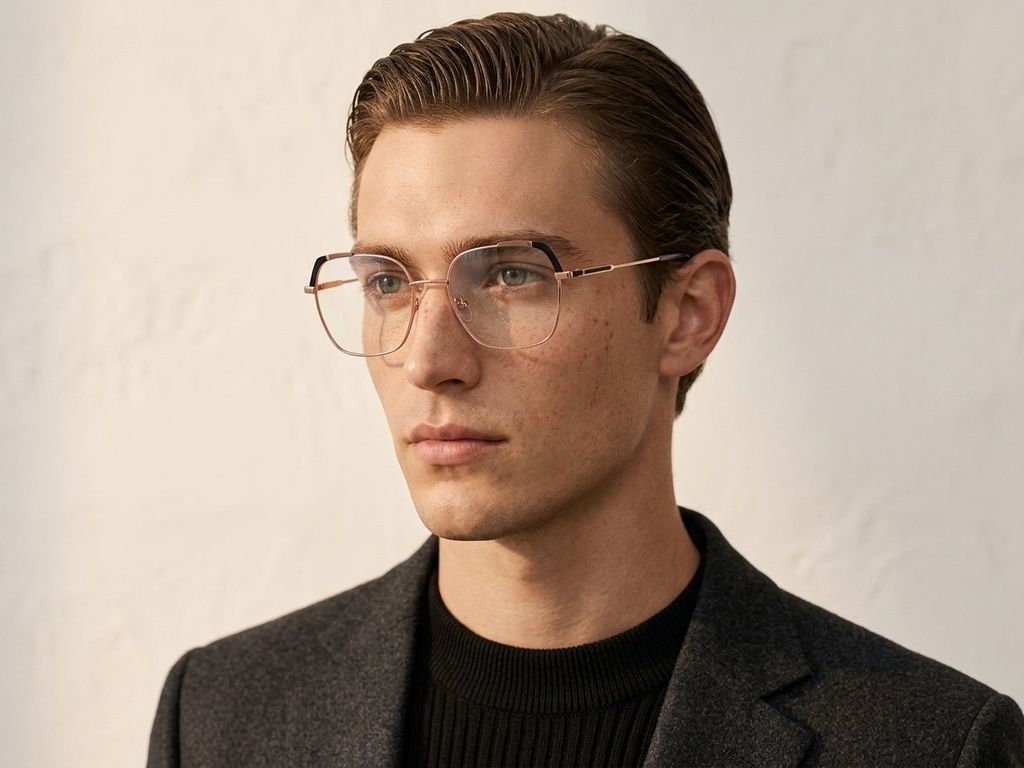 Butterfly Brown Metal Glasses #BS2425-0566