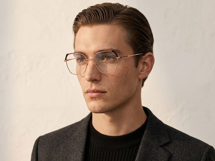 Butterfly Brown Metal Glasses #BS2425-0566