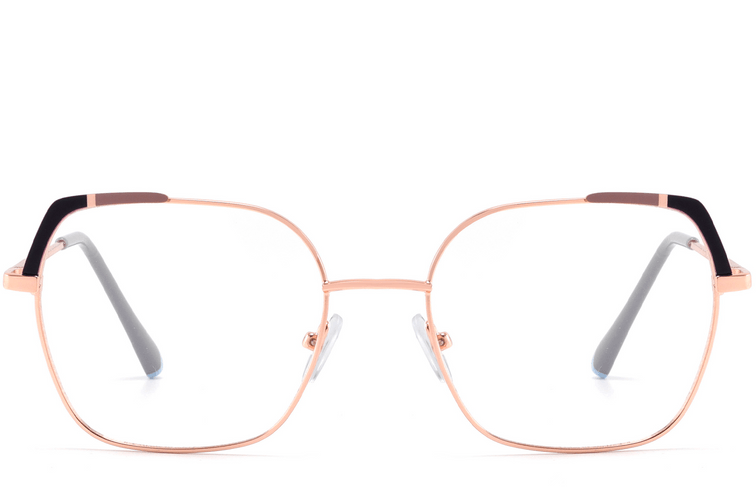 Butterfly Brown Metal Glasses #BS2425-0566