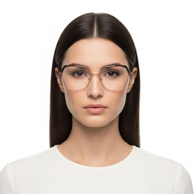 Butterfly Brown Metal Glasses #BS2425-0566