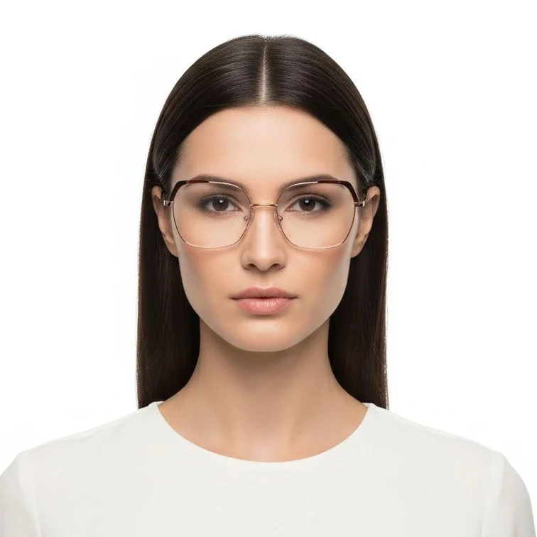 Butterfly Brown Metal Glasses #BS2425-0566