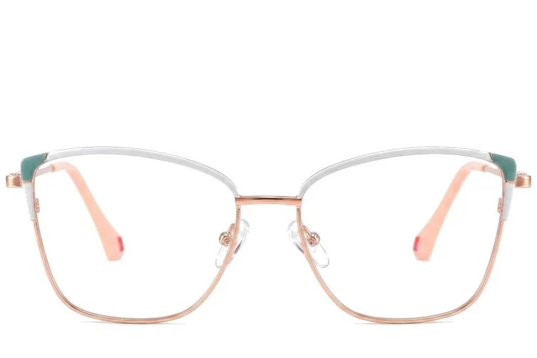 Butterfly White Metal Glasses #BS2425-0567