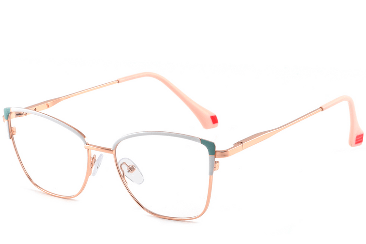 Butterfly White Metal Glasses #BS2425-0567