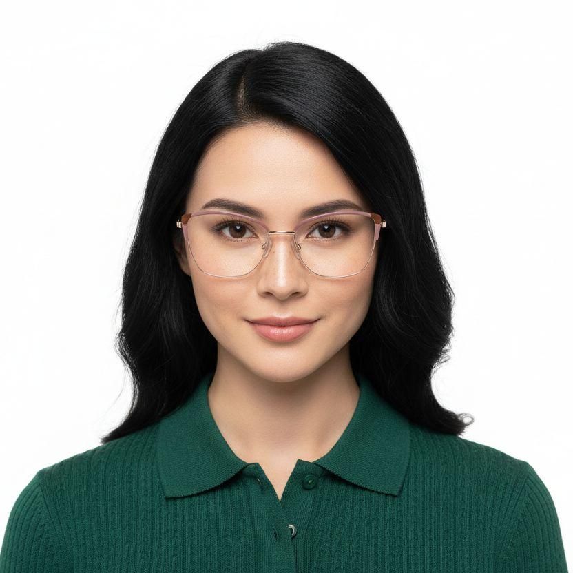 Butterfly Red Metal Glasses #BS2425-0569