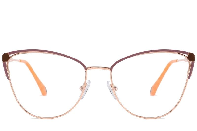 Butterfly Red Metal Glasses #BS2425-0574