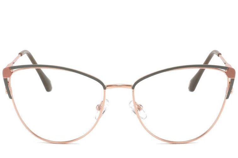 Gafas de metal gris mariposa #BS2425-0576