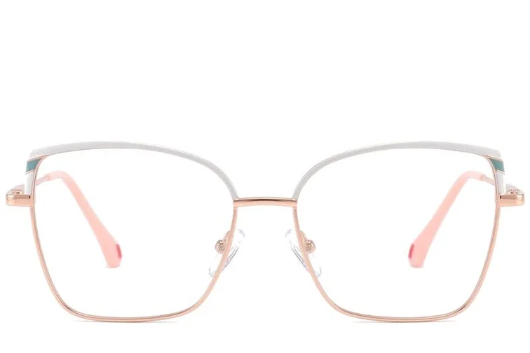 Butterfly White Metal Glasses #BS2425-0577