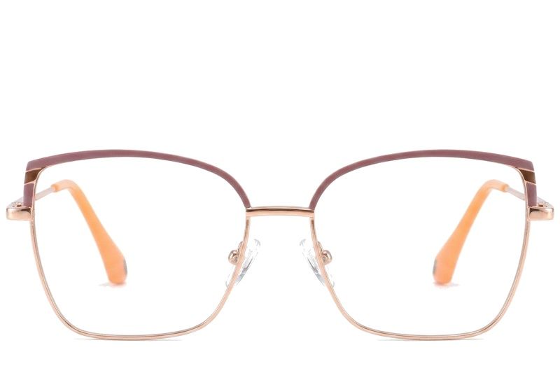 Butterfly Red Metal Glasses #BS2425-0579