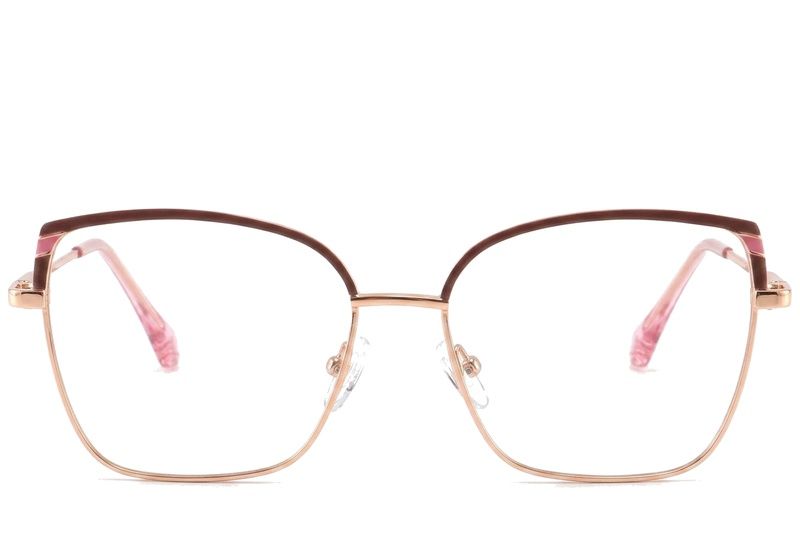 Butterfly Pink Metal Glasses #BS2425-0580