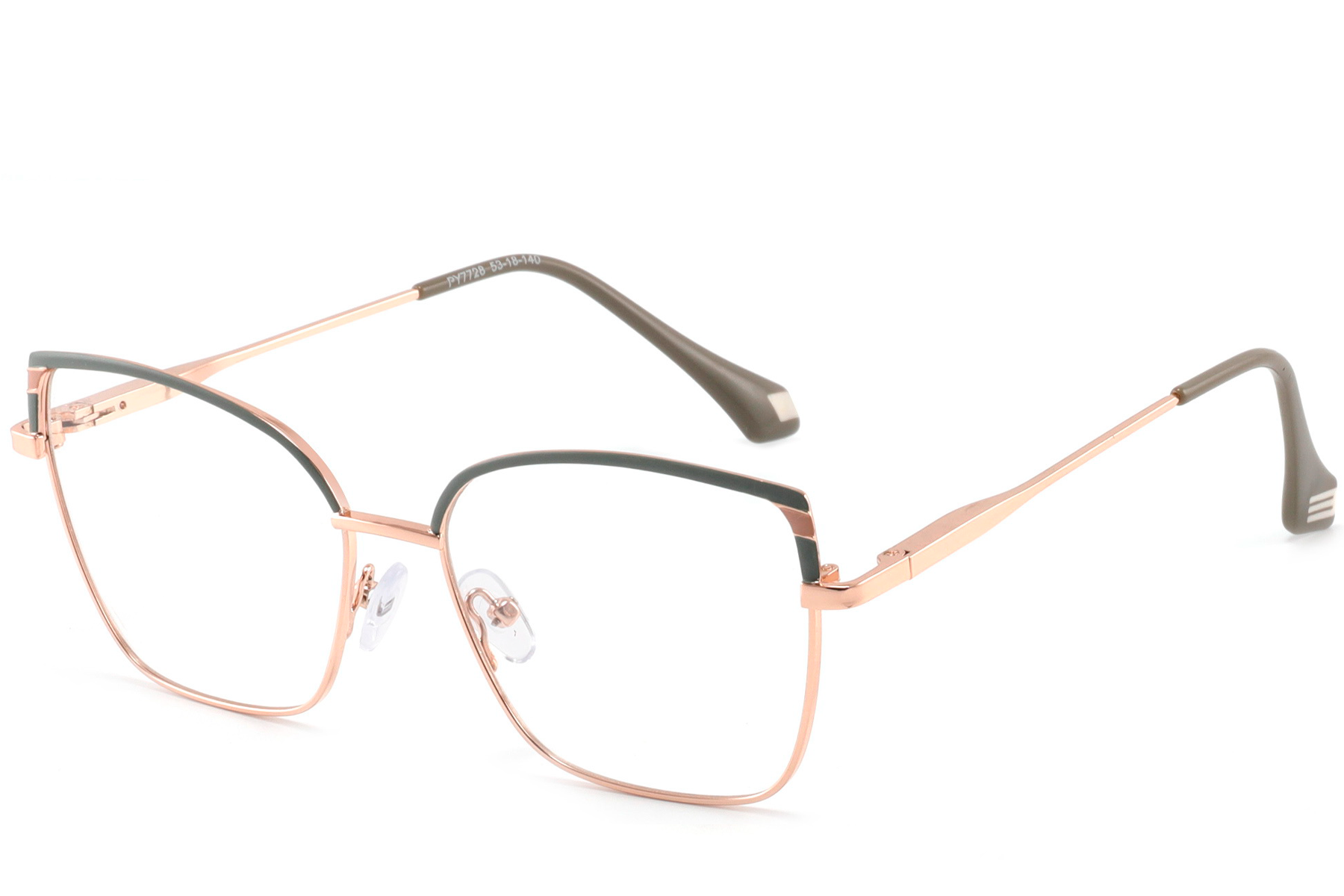 Butterfly Gray Metal Glasses #BS2425-0581