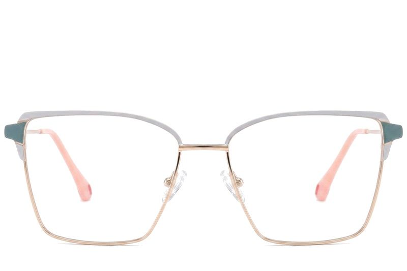 Butterfly White Metal Glasses #BS2425-0582