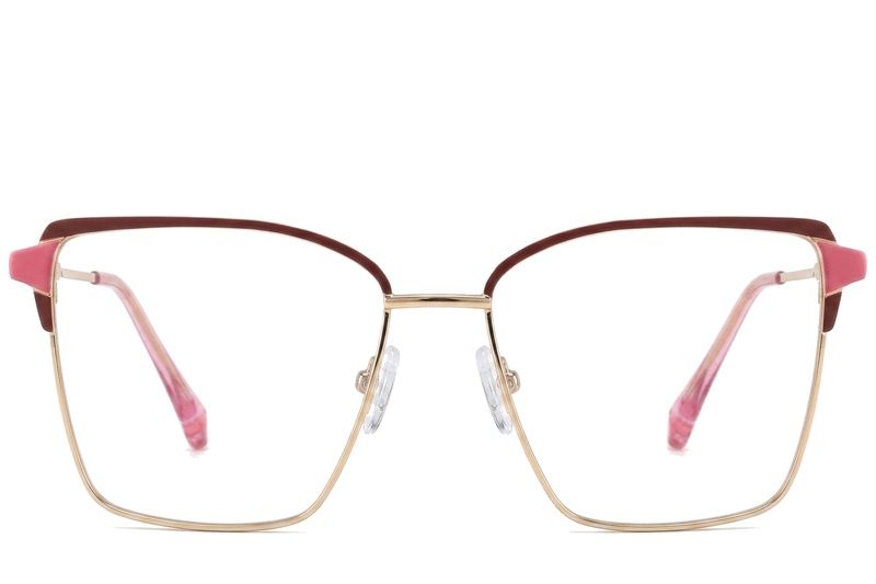 Butterfly Pink Metal Glasses #BS2425-0585