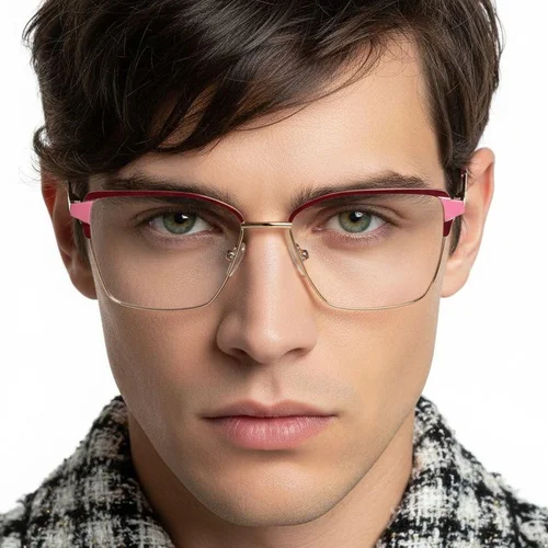 Lunettes papillon roses en métal #BS2425-0585