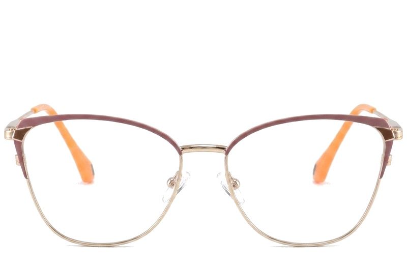Gafas de metal rojo mariposa #BS2425-0589