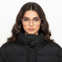 Schmetterlingsbrille aus rotem Metall #BS2425-0589