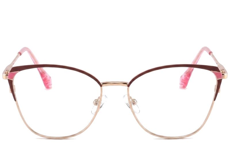 Butterfly Pink Metal Glasses #BS2425-0590