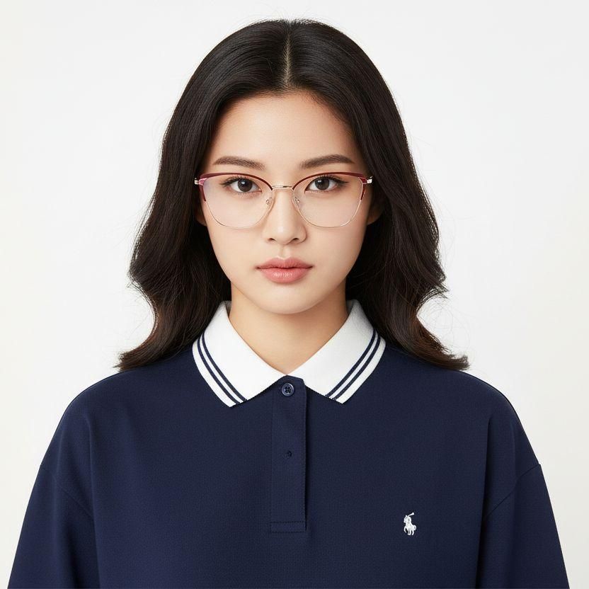 Butterfly Pink Metal Glasses #BS2425-0590