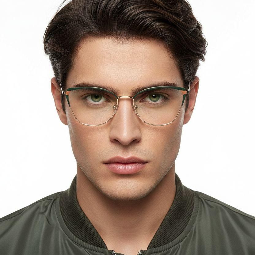 Butterfly Gray Metal Glasses #BS2425-0591