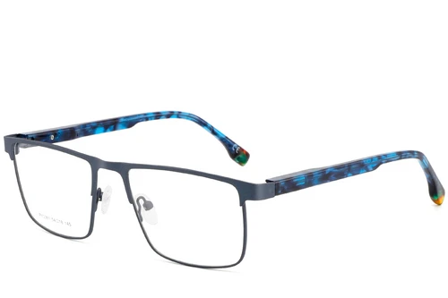 Rectangular Black Metal Glasses #BS2425-0594