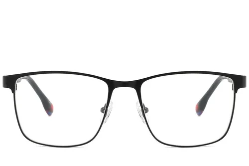 Lunettes rectangulaires en métal noir #BS2425-0608