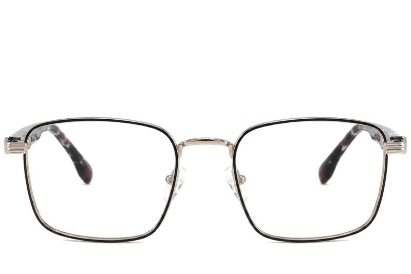 Rectangular Golden Metal Glasses #BS2425-0658