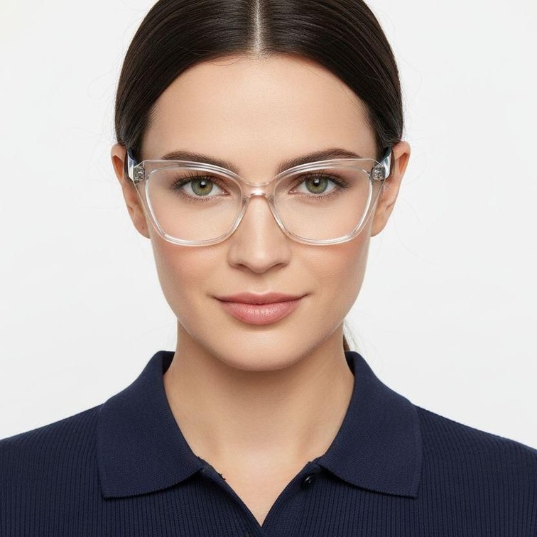 Gafas de acetato transparentes con forma de mariposa #BS2425-0659