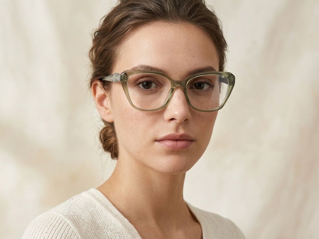Butterfly Green Acetate Glasses #BS2425-0660