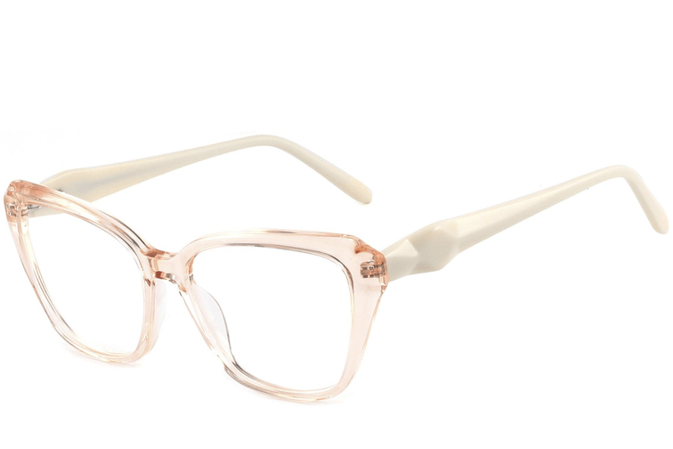 Gafas de acetato color naranja mariposa #BS2425-0661