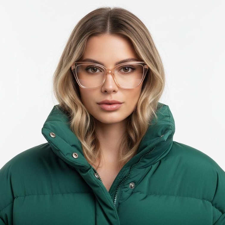 Butterfly Orange Acetate Glasses #BS2425-0661