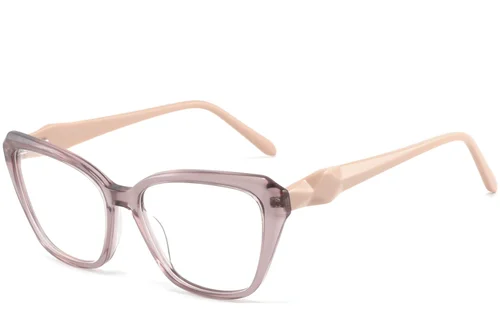 Lunettes papillon en acétate brun #BS2425-0663