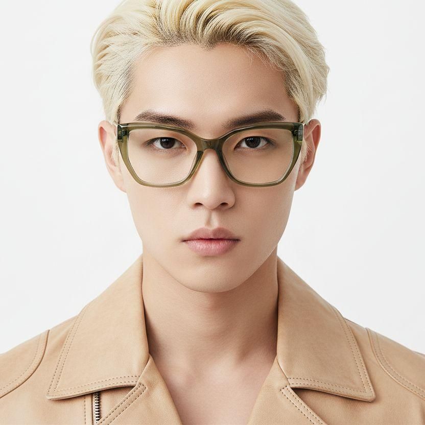 Butterfly Green Acetate Glasses #BS2425-0666