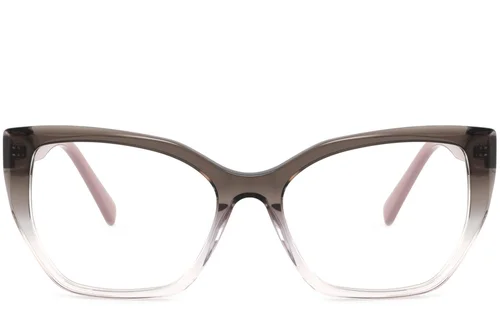 Lunettes papillon en acétate brun #BS2425-0670