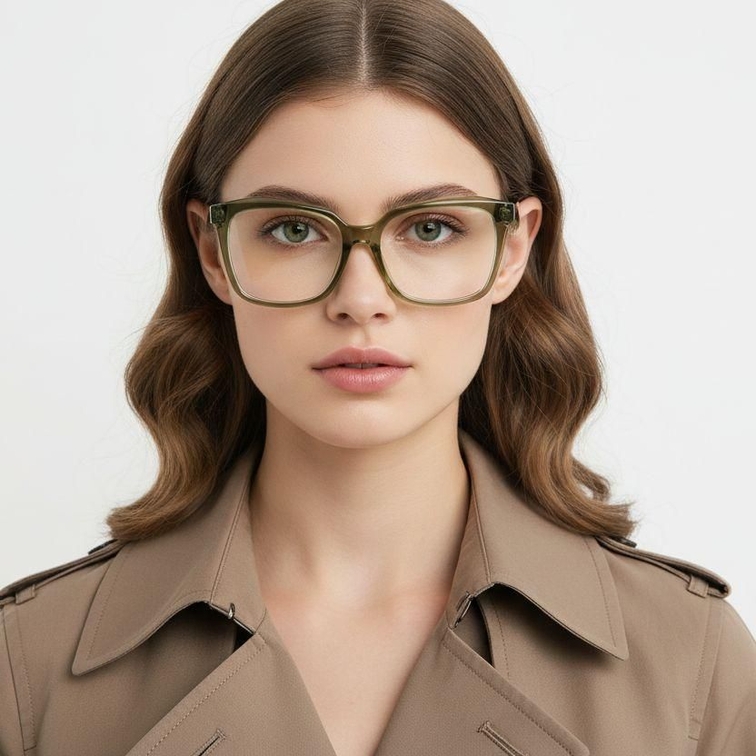 Butterfly Green Acetate Glasses #BS2425-0672