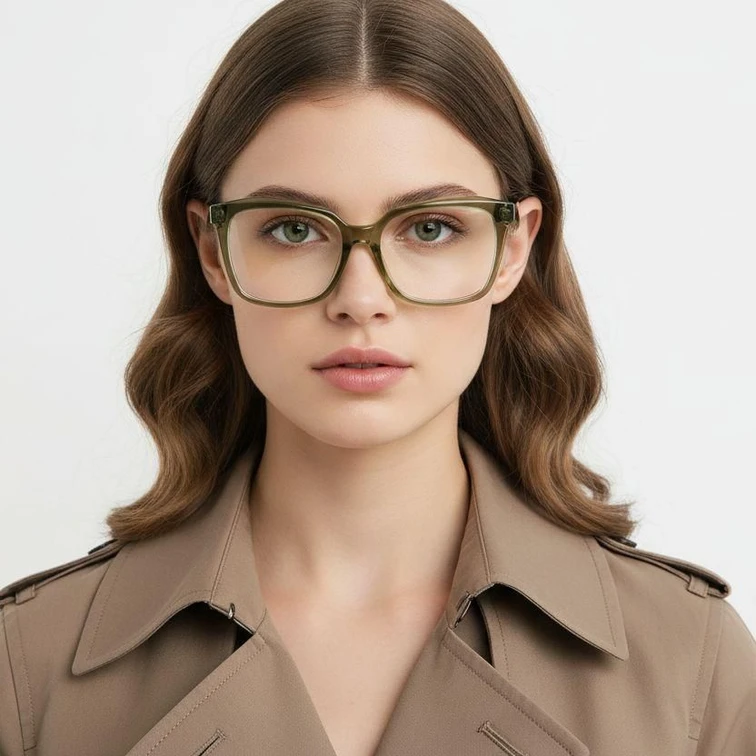 Gafas de acetato verde mariposa #BS2425-0672