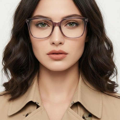 Lunettes papillon en acétate brun #BS2425-0675